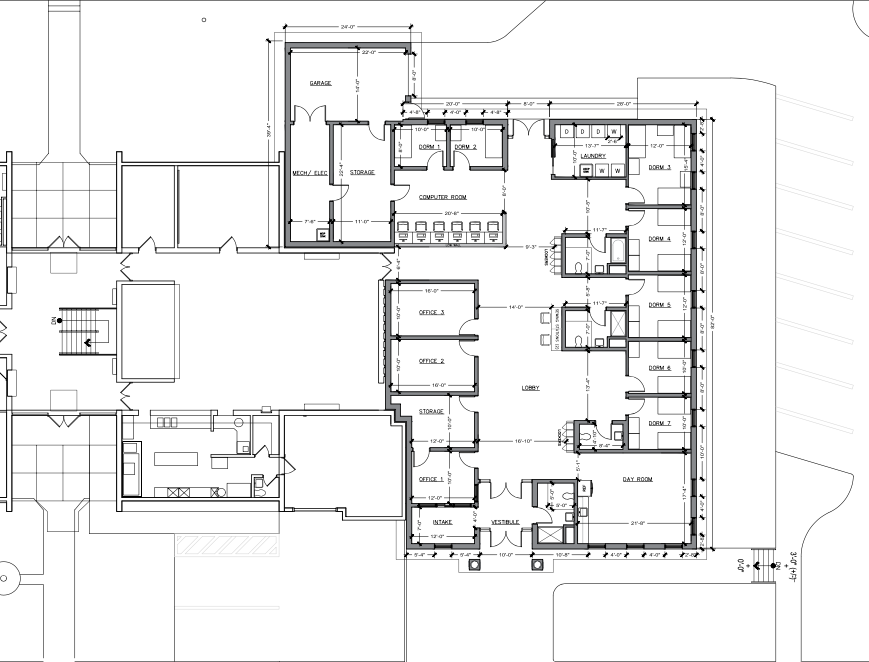 Women and Children’s Center floorplan